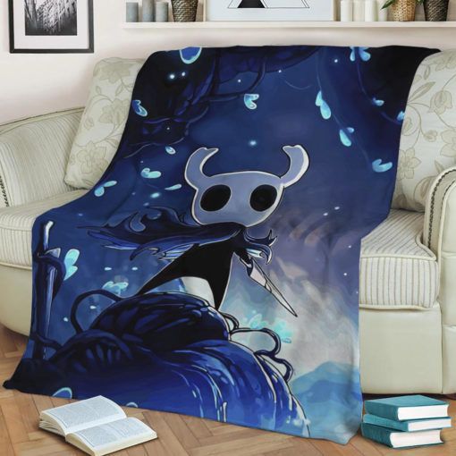 HOLLOW KNIGHT FLEECE BLANKET GIFT FOR FAN HOLLOW KNIGHT FLEECE BLANKET GIFT FOR FAN