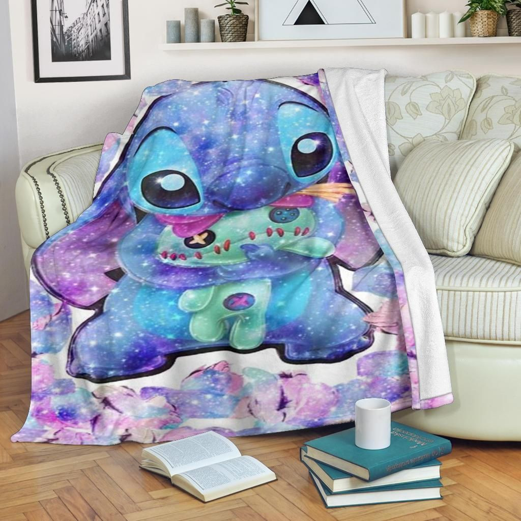 CUTE COLORFUL STITCH DISNEY FLEECE BLANKET GIFT FOR FAN CUTE COLORFUL STITCH DISNEY FLEECE BLANKET GIFT FOR FAN