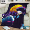 SPIKE SPIEGEL RETRO 80S BEST SELLER FLEECE BLANKET GIFT FOR FAN