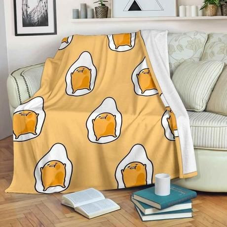 GUDETAMA FLEECE BLANKET GIFT FOR FAN GUDETAMA FLEECE BLANKET GIFT FOR FAN