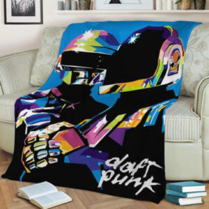 DAFT PUNK POP ART BEST SELLER FLEECE BLANKET GIFT FOR FAN