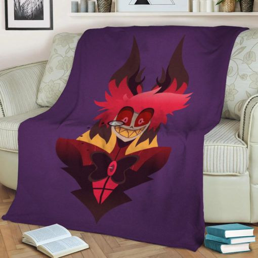 ALASTOR ANIME JAPAN BEST SELLER FLEECE BLANKET GIFT FOR FAN ALASTOR ANIME JAPAN BEST SELLER FLEECE BLANKET GIFT FOR FAN