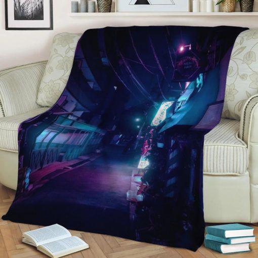 TOKYO SIDE ALLEY AT NIGHT ANIME JAPAN BEST SELLER FLEECE BLANKET GIFT FOR FAN TOKYO SIDE ALLEY AT NIGHT ANIME JAPAN BEST SELLER FLEECE BLANKET GIFT FOR FAN