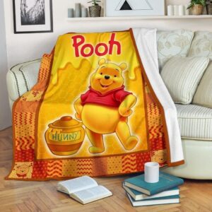POOH BEAR WINNIE THE POOH FLEECE BLANKET