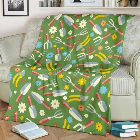 GARDENING BESTSELLER FLEECE BLANKET GIFT FOR FAN GARDENING BESTSELLER FLEECE BLANKET GIFT FOR FAN