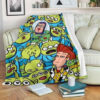 TOY STORY FLEECE BLANKET GIFT FOR FAN