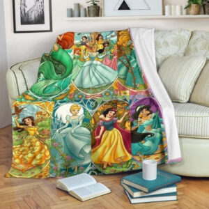 DISNEY PRINCESS BEST SELLER FLEECE BLANKET GIFT FOR FAN