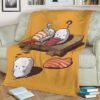 SLEEP WALKING SUSHI ANIME JAPAN BEST SELLER FLEECE BLANKET GIFT FOR FAN