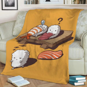 SLEEP WALKING SUSHI ANIME JAPAN BEST SELLER FLEECE BLANKET GIFT FOR FAN