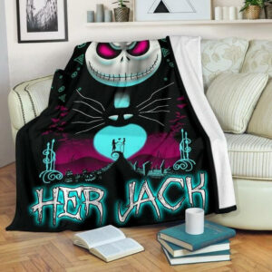 JACK SKELLINGTON NIGHTMARE BEFORE CHRISTMAS FLEECE BLANKET GIFT FOR FAN