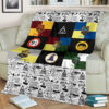 HARRY POTTER SYMBOLS BEST SELLER FLEECE BLANKET GIFT FOR FAN