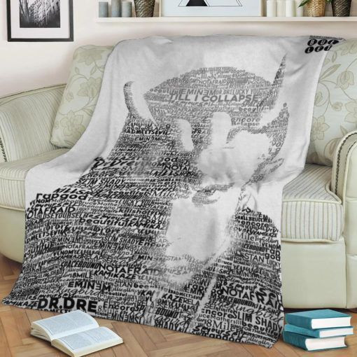 EMINEM BEST SELLER FLEECE BLANKET GIFT FOR FAN EMINEM BEST SELLER FLEECE BLANKET GIFT FOR FAN