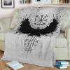 RAVEN VIKING VEGVISIR FLEECE BLANKET GIFT FOR FAN