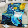 SONGOKU STARRY NIGHT FLEECE BLANKET GIFT FOR FAN