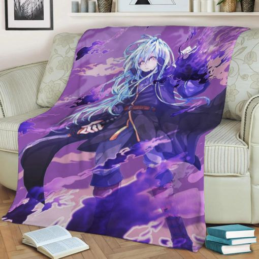 RIMURU TEMPEST ANIME JAPAN BEST SELLER FLEECE BLANKET GIFT FOR FAN RIMURU TEMPEST ANIME JAPAN BEST SELLER FLEECE BLANKET GIFT FOR FAN