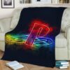 PLAYSTATION SMOKY NEON FLEECE BLANKET GIFT FOR FAN