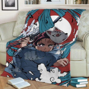 TANJIRO KAMADO ANIME JAPAN BEST SELLER FLEECE BLANKET GIFT FOR FAN