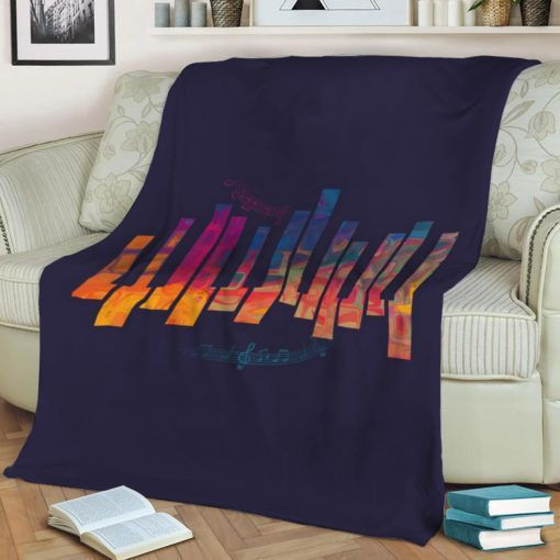 PIANO COLOR BEST SELLER FLEECE BLANKET GIFT FOR FAN PIANO COLOR BEST SELLER FLEECE BLANKET GIFT FOR FAN