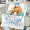 CHIBI SAKURA ANIME BEST SELLER FLEECE BLANKET GIFT FOR FAN