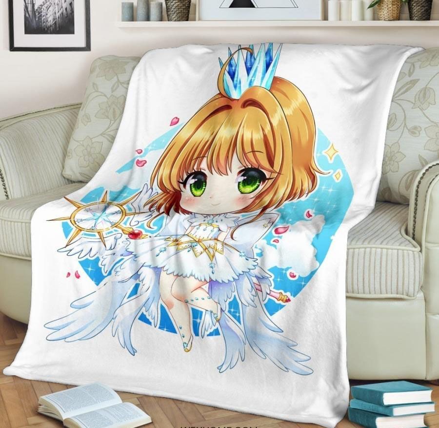 CHIBI SAKURA ANIME BEST SELLER FLEECE BLANKET GIFT FOR FAN CHIBI SAKURA ANIME BEST SELLER FLEECE BLANKET GIFT FOR FAN