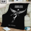 NIRVANA IN UTERO BEST SELLER FLEECE BLANKET GIFT FOR FAN