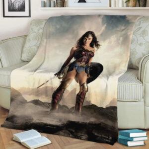 WONDER WOMAN DC FLEECE BLANKET GIFT FOR FAN