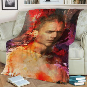 MICHAEL SCOFIELD FLEECE BLANKET GIFT FOR FAN