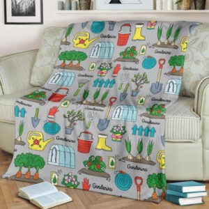 GARDENING BESTSELLER FLEECE BLANKET GIFT FOR FAN
