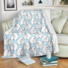 POLAR BEAR MOM AND SON ANIMAL BEST SELLER FLEECE BLANKET GIFT FOR FAN