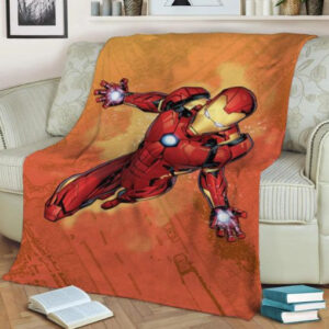 IRON MAN MARVEL AVENGERS FLEECE BLANKET GIFT FOR FAN