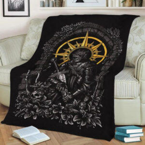 SOUL OF CINDER DARK SOULS FLEECE BLANKET GIFT FOR FAN