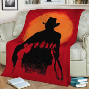 RED DEAD ARTHUR MORGAN FLEECE BLANKET GIFT FOR FAN