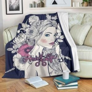 HAIR LIFE FLEECE BLANKET GIFT FOR FAN