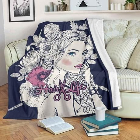 HAIR LIFE FLEECE BLANKET GIFT FOR FAN HAIR LIFE FLEECE BLANKET GIFT FOR FAN