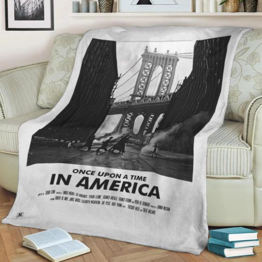 ONCE UPON A TIME IN AMERICA PICTURE FLEECE BLANKET GIFT FOR FAN ONCE UPON A TIME IN AMERICA PICTURE FLEECE BLANKET GIFT FOR FAN