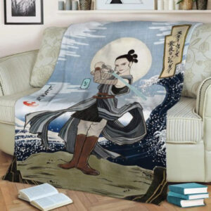 REY STAR WARS FLEECE BLANKET GIFT FOR FAN