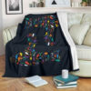 HAIR DRYER TOOLS FLEECE BLANKET GIFT FOR FAN