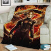 THE HUNGER GAMES FLEECE BLANKET GIFT FOR FAN