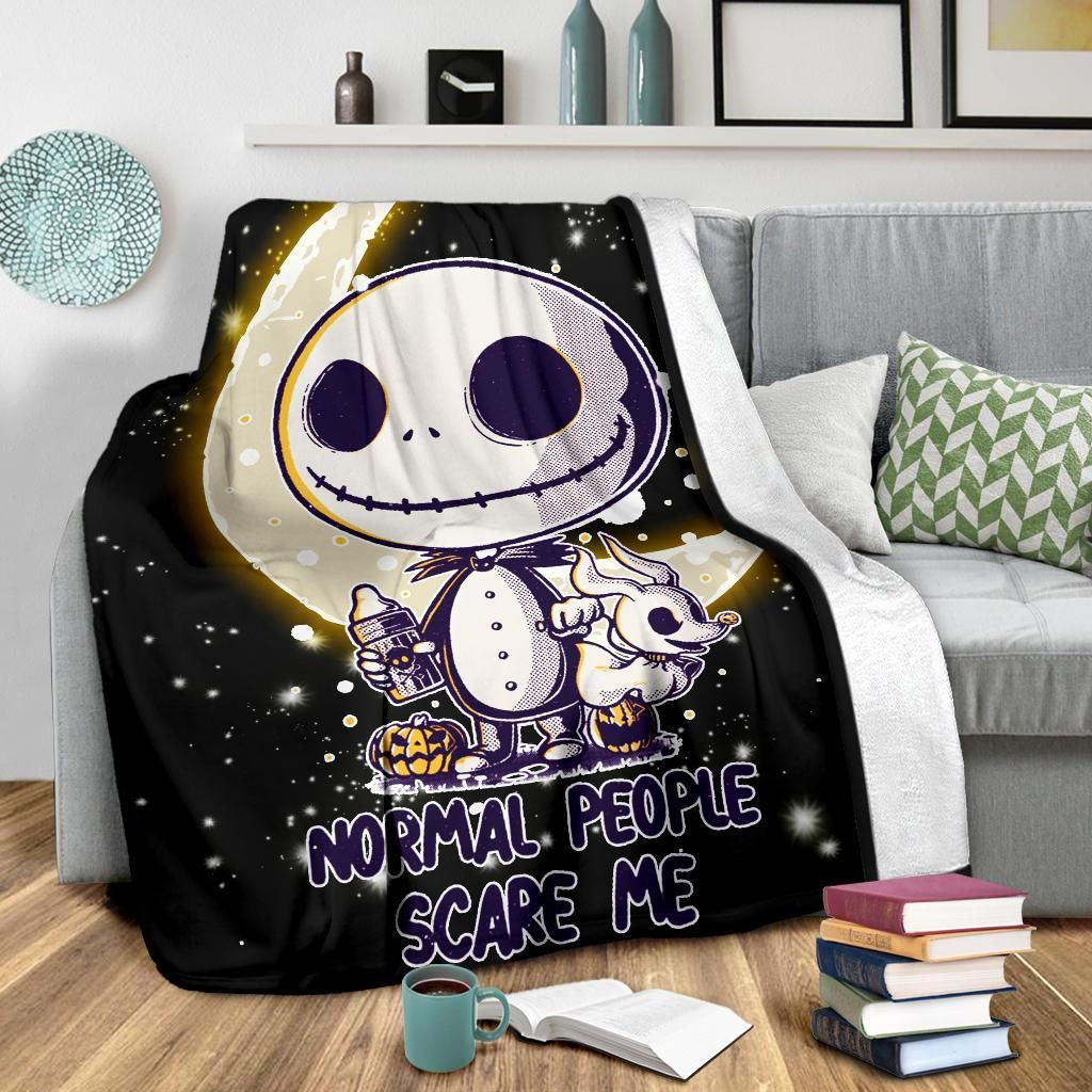 KID JACK SKELLINGTON FLEECE BLANKET GIFT FOR FAN KID JACK SKELLINGTON FLEECE BLANKET GIFT FOR FAN