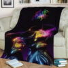 DAFT PUNK POP ART FLEECE BLANKET GIFT FOR FAN
