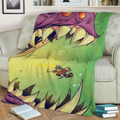ROCKET FLEECE BLANKET GIFT FOR FAN ROCKET FLEECE BLANKET GIFT FOR FAN
