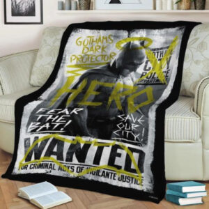 BATMAN WANTED BEST SELLER FLEECE BLANKET GIFT FOR FAN