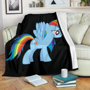 MY LITTLE PONY CARTOON FLEECE BLANKET GIFT FOR FAN