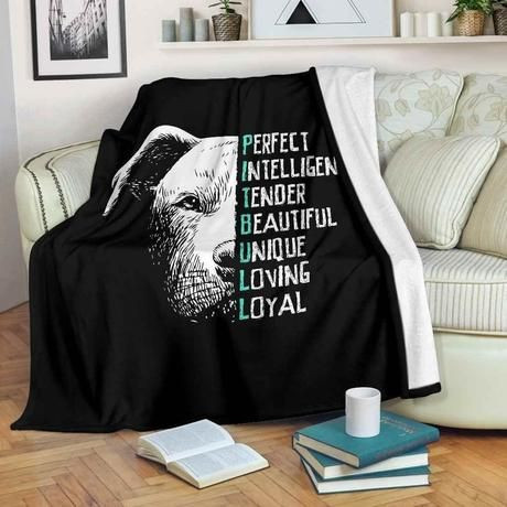 PERFECT PIT BULL FLEECE BLANKET GIFT FOR FAN PERFECT PIT BULL FLEECE BLANKET GIFT FOR FAN