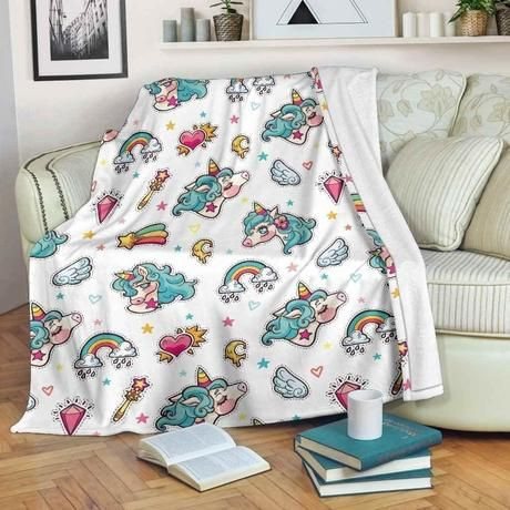 LITTLE GIRLY UNICORN BESTSELLER FLEECE BLANKET GIFT FOR FAN LITTLE GIRLY UNICORN BESTSELLER FLEECE BLANKET GIFT FOR FAN