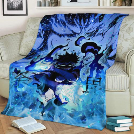 BLUE FIRE VILLAIN BEST SELLER FLEECE BLANKET GIFT FOR FAN BLUE FIRE VILLAIN BEST SELLER FLEECE BLANKET GIFT FOR FAN