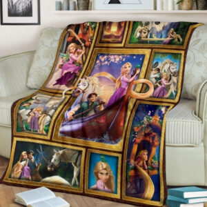 DISNEY PRINCESS RAPUNZEL CARTOON BEST SELLER FLEECE BLANKET GIFT FOR FAN