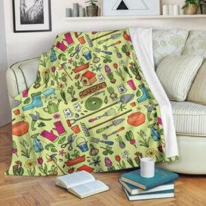 GARDENING TOOL FOR FARMER BEST SELLER FLEECE BLANKET GIFT FOR FAN