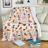 FUNNY DISNEY CATS FLEECE BLANKET GIFT FOR FAN