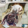 MANDO STAR WARS FLEECE BLANKET GIFT FOR FAN